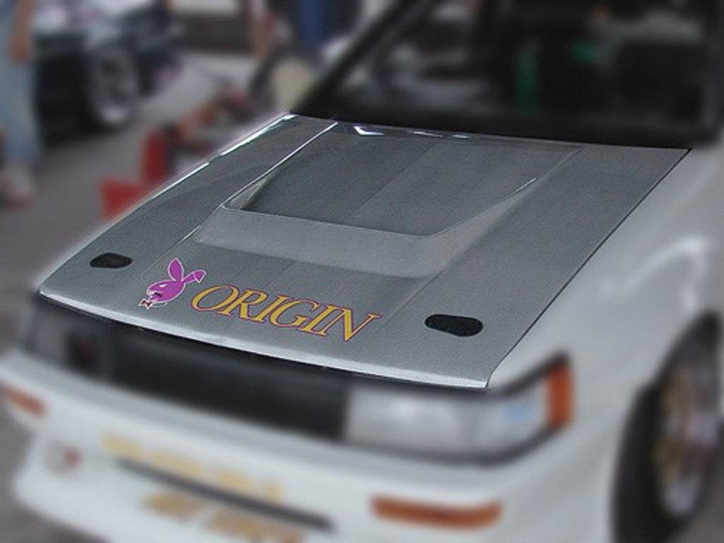 Origin Lab AE86 Trueno Hood Type I FRP Vented