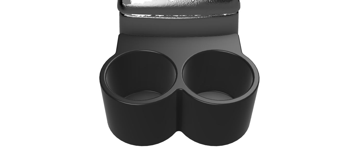 R33 Skyline Rear Console Cupholder – Factory Rear Ashtray Mount