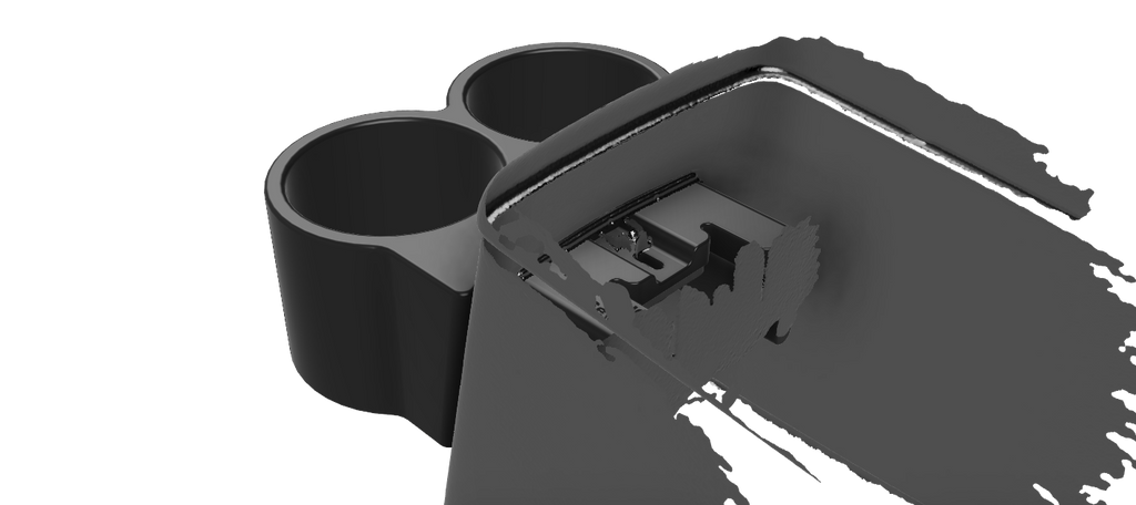 R33 Skyline Rear Console Cupholder – Factory Rear Ashtray Mount