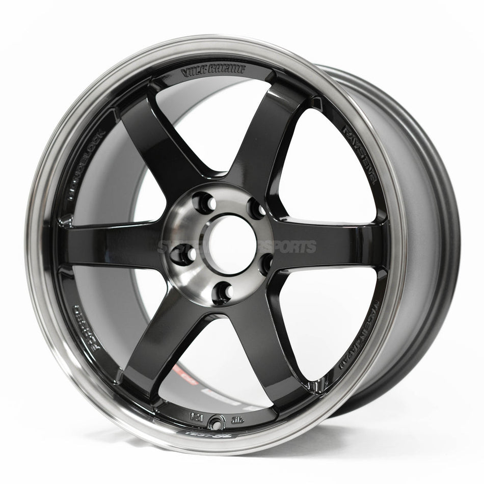 Volk Racing TE37SL 18X11.0+18 5-114.3 Pressed Double Black Wheel