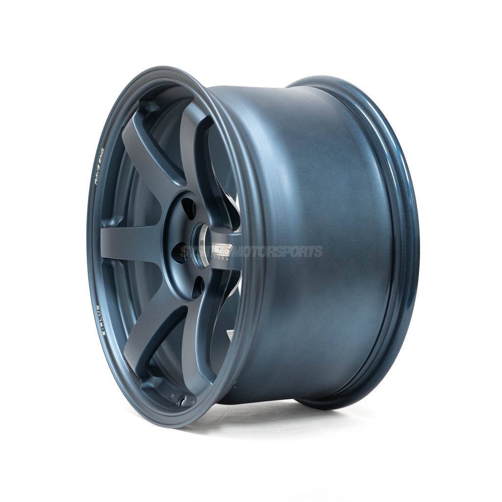 Volk Racing TE37 Saga S-Plus 18X10.5+15 5-114.3 Matte Blue Gunmetal Wheel