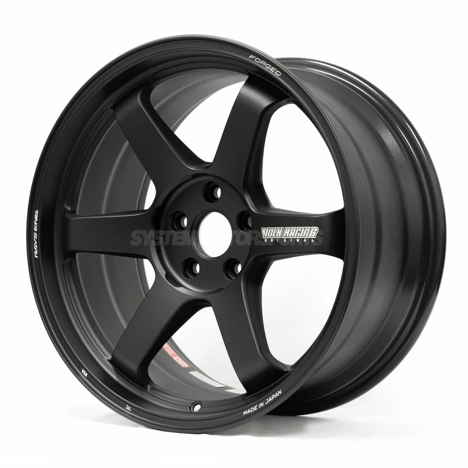 Volk Racing TE37 Ultra M-Spec 19X10.0+30 5-114.3 Matte Black (Tesla) Wheel