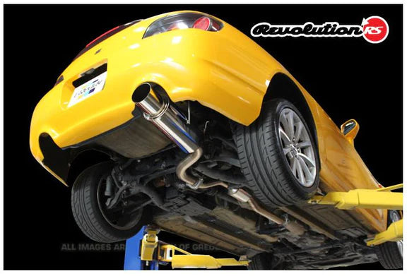 GReddy 00-08 Honda S2000 63.5mm Revolution RS Single Exit Cat-Back Exhaust - REWRK Collective