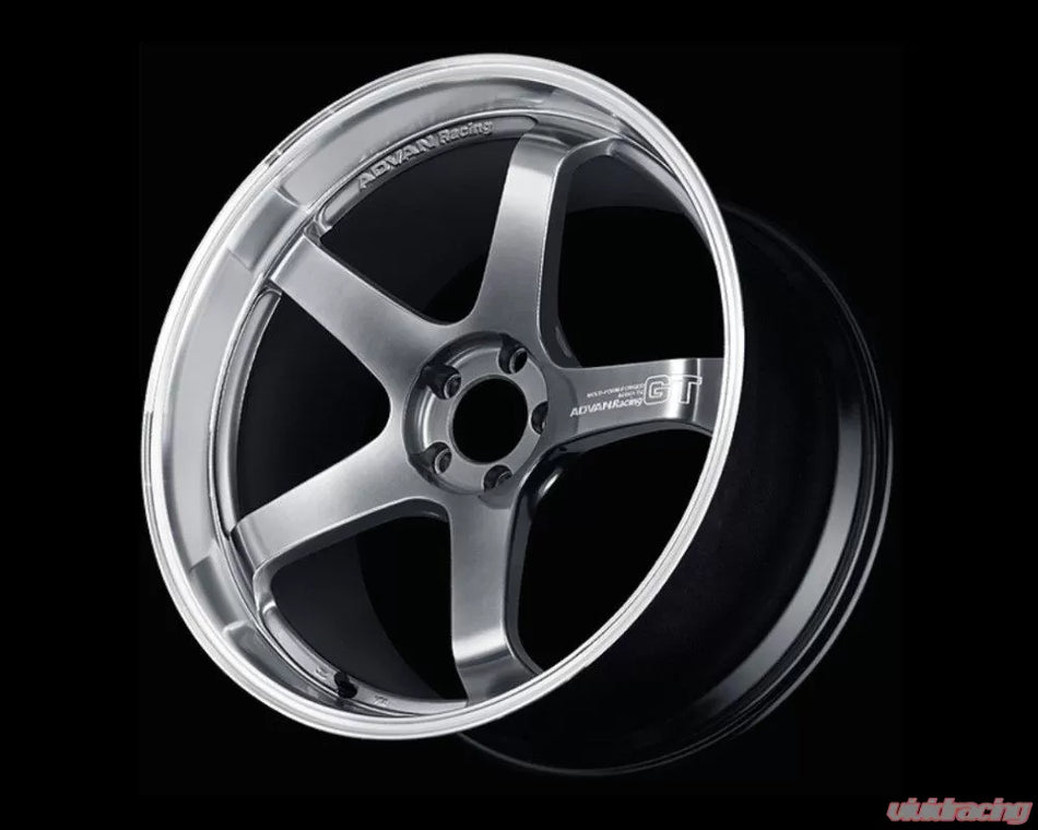 Advan GT Premium 20X12.0+20 5-114.3 Machining & Hyper Platinum Black Wheel