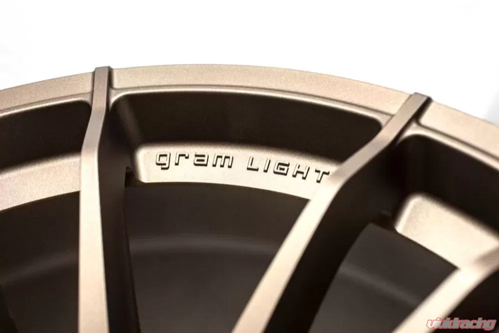 Gram Lights 57XR 18X9.5+22 5-112 Dark Bronze Wheel