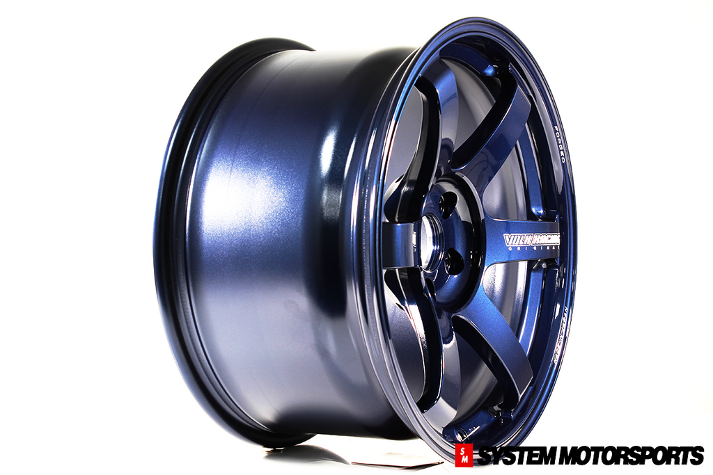 Volk Racing TE37 Saga S-Plus 18X11.0+13 5-114.3 Mag Blue Wheel