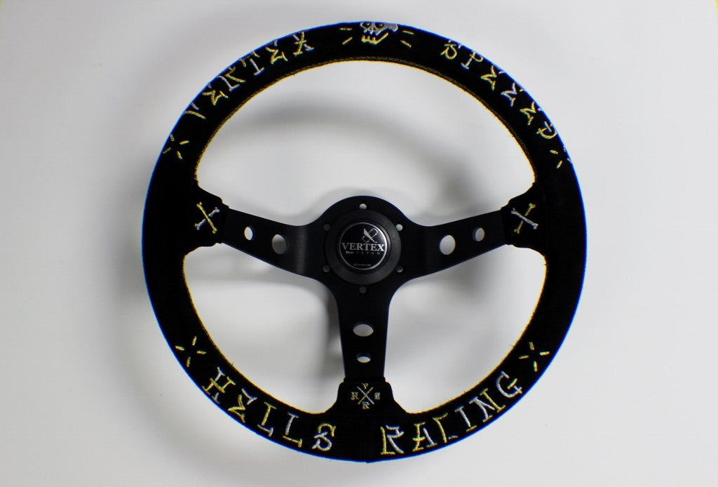 Vertex Speed Steering Wheel Gold Sliver
