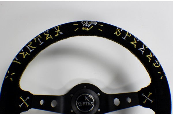 Vertex Speed Steering Wheel Gold Sliver