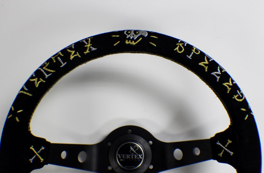 Vertex Speed Steering Wheel Gold Sliver