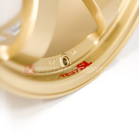 Volk Racing TE37SL 18X10.5+22 5-114.3 Gold Wheel