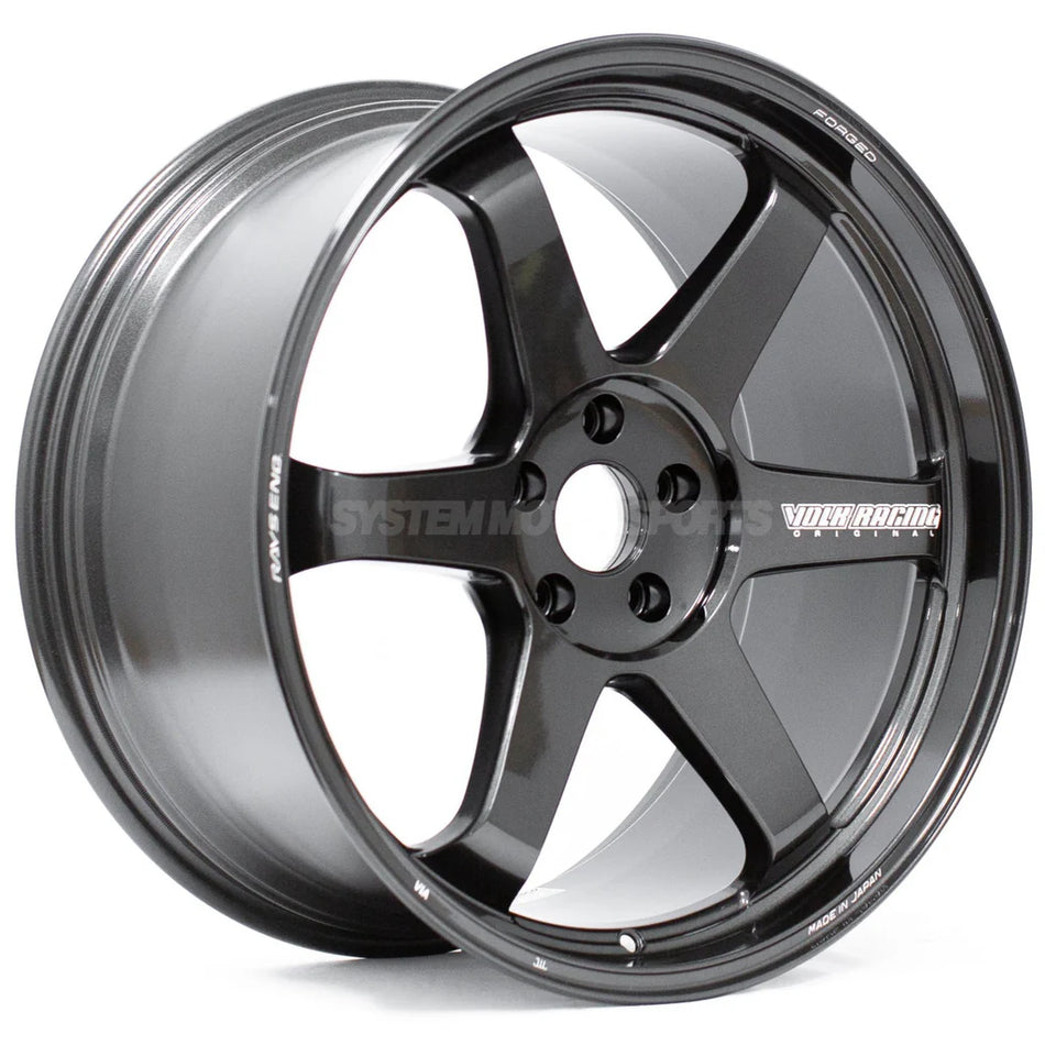 Volk Racing TE37 Ultra M-Spec 19X10.0+30 5-114.3 Dark Gunmetal (Tesla) Wheel