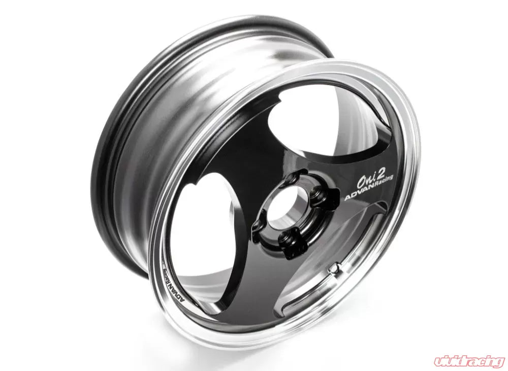Advan ONI2 15X8.0+30 4-100 Machining & Black Gunmetallic Wheel