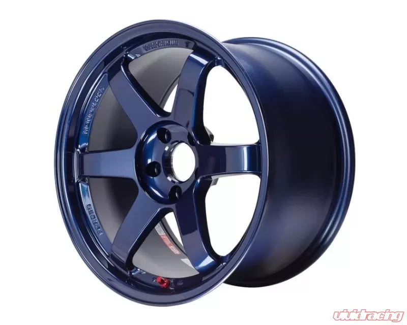 Volk Racing TE37SL 19X10.5+12 5-114.3 Mag Blue Wheel