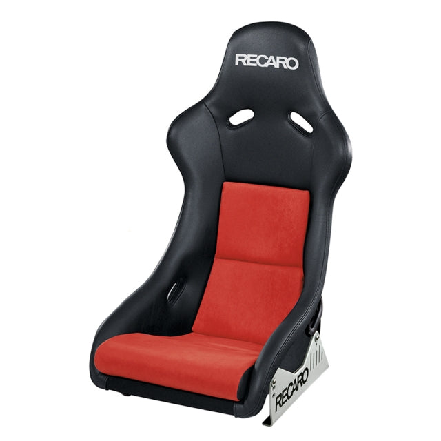 Recaro Pole Position ABE Seat - Ambla Leather/Red Suede - REWRK Collective