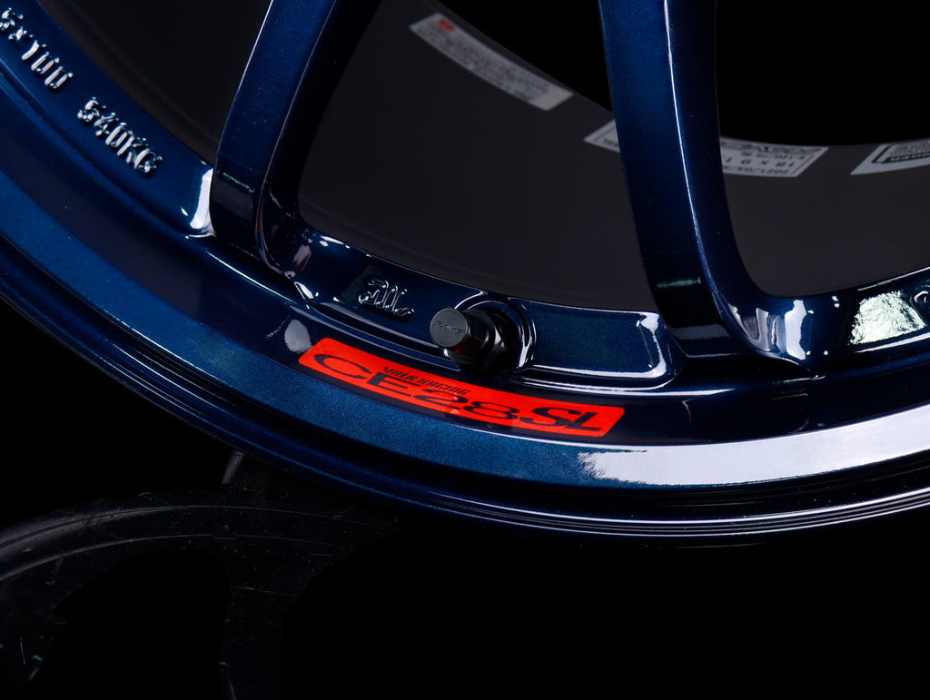 Volk Racing CE28SL 18X9.5+35 5-120 Mag Blue Wheel