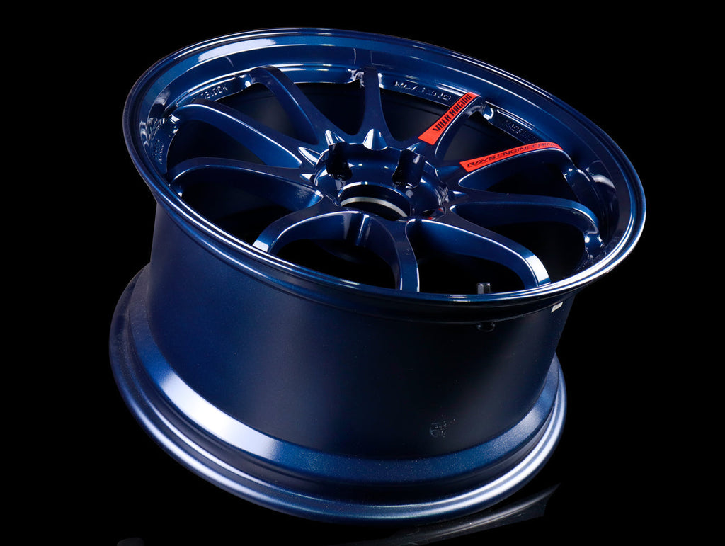Volk Racing CE28SL 18X9.5+38 5-114.3 Mag Blue Wheel