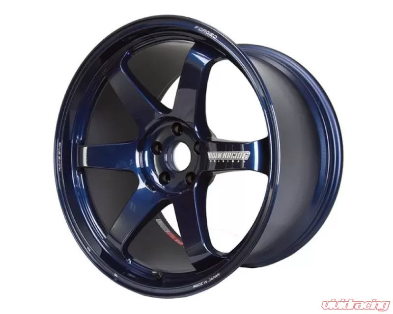 Volk Racing TE37 Ultra M-Spec 19X9.5+22 5-114.3 Mag Blue Wheel