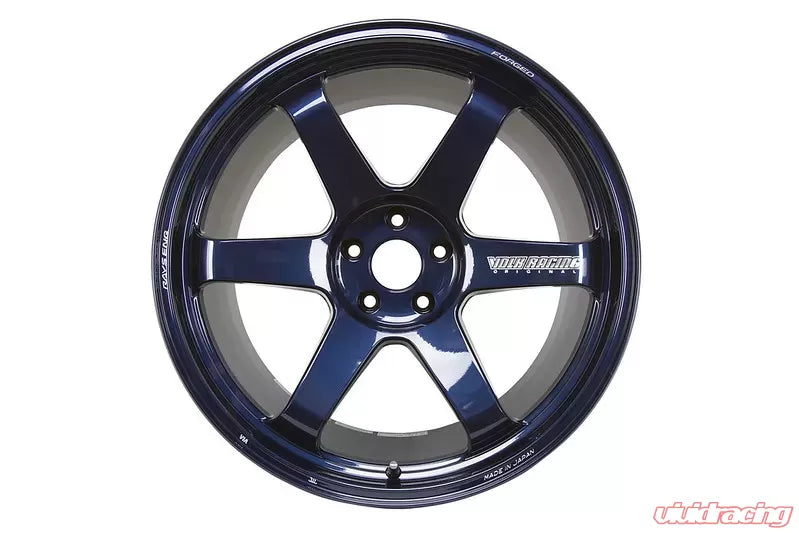 Volk Racing TE37 Ultra M-Spec 19X9.5+23 5-120 Mag Blue Wheel