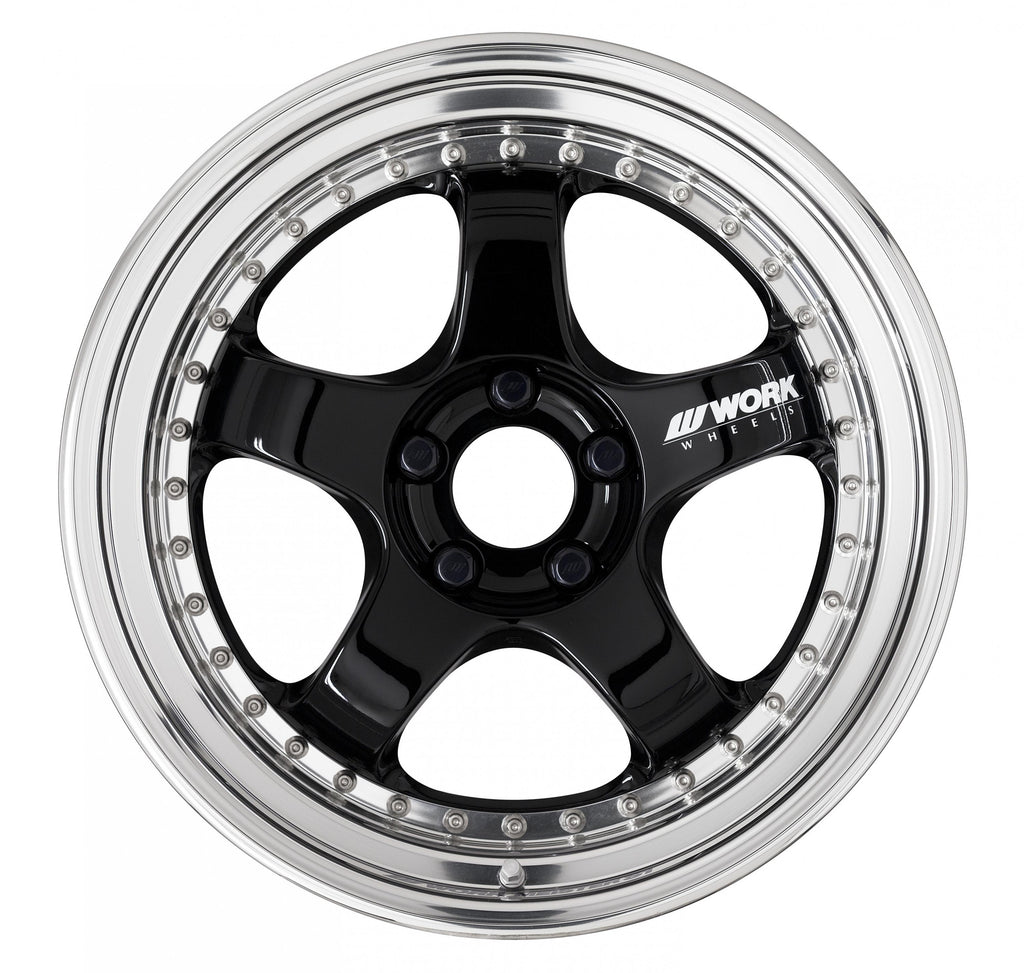 Work Wheels Meister S1 3P Wheel 18" Black - REWRK Collective