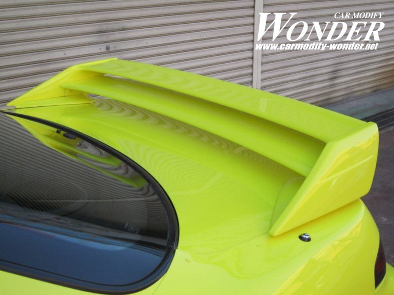 Car Modify Wonder Glare Twin Blade S14 Rear Wing