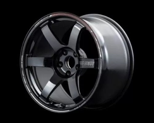 Volk Racing TE37 Saga S-Plus Time Attack 17X9.0+43 5-100 Black / REDOT Wheel