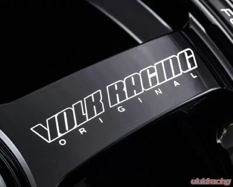 Volk Racing TE37 Saga S-Plus Time Attack 18X9.5+38 5-114.3 Black/REDOT Wheel