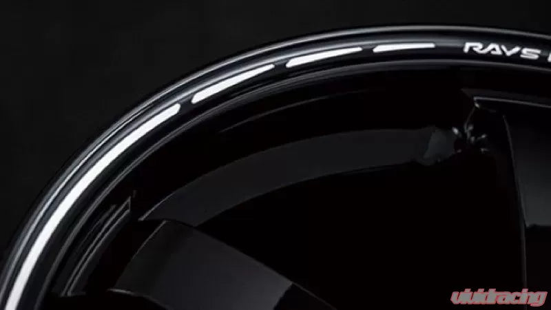 Volk Racing TE37 Saga S-Plus Time Attack 18X9.5+38 5-114.3 Black/REDOT Wheel