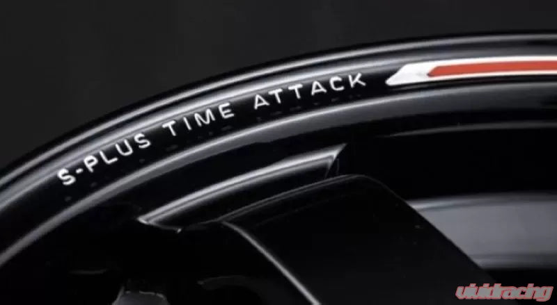 Volk Racing TE37 Saga S-Plus Time Attack 18X9.5+38 5-114.3 Black/REDOT Wheel