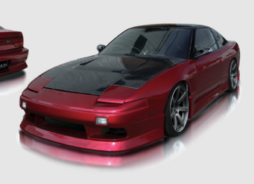 Origin Lab Fujin Front Canard Set for 180SX (89-94 S13)