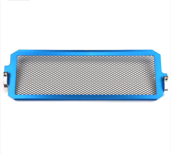 Cusco 04-07 Impreza WRX/STi EJ20/EJ25 Turbo Intercooler Protection Grill Kit Blue w/Blk Mesh - REWRK Collective