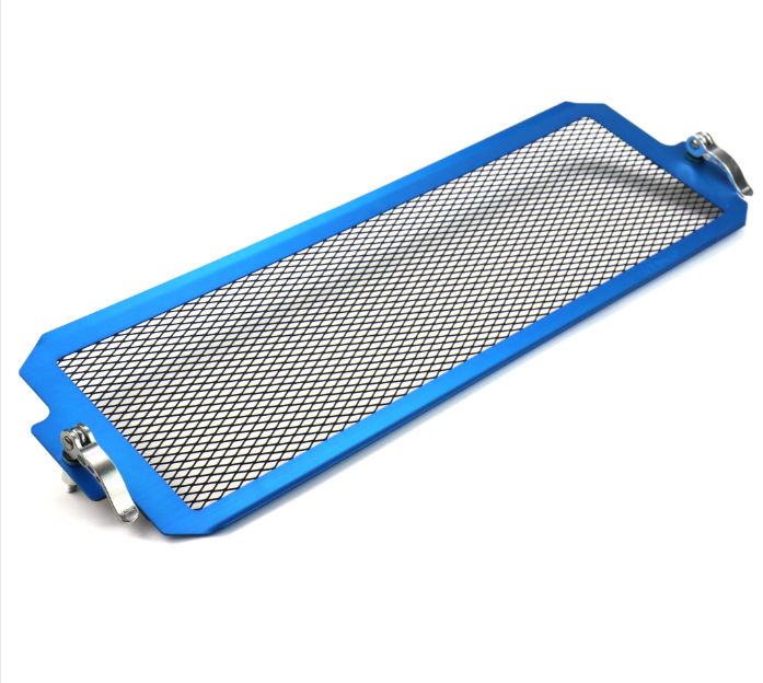 Cusco 04-07 Impreza WRX/STi EJ20/EJ25 Turbo Intercooler Protection Grill Kit Blue w/Blk Mesh - REWRK Collective
