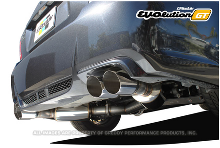 GReddy 11-14 Subaru STI Sedan Evolution GT Exhaust - REWRK Collective