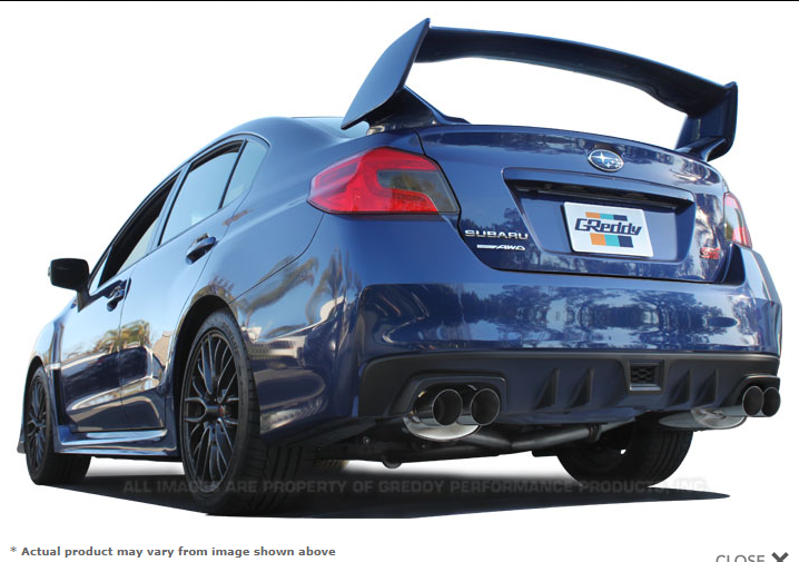 GReddy 11-14 Subaru STI Sedan Supreme SP Exhaust - REWRK Collective
