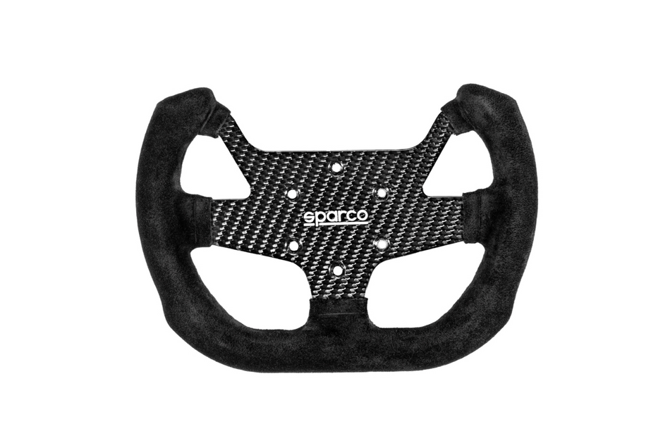 Sparco Steering Wheel F10C Carbon Suede Black - REWRK Collective