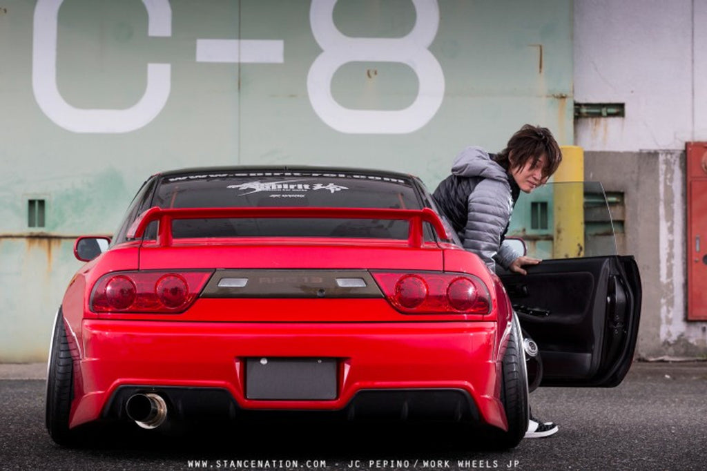 Spirit Rei Miyabi Full Body Kit Kit for 180sx (89-94 S13)