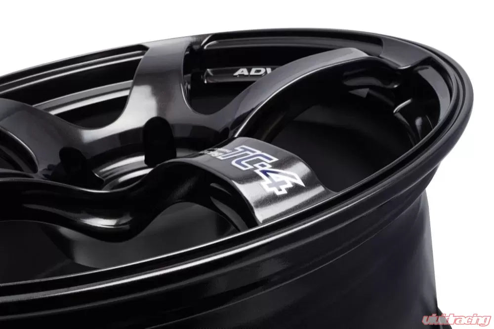 Advan TC4 15X8.0+35 4-100 Racing Black Gunmetallic (No Ring) Wheel
