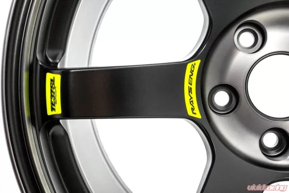 Volk Racing TE37 Saga SL M-Spec 18X9.5+20 5-112 Pressed Black Wheel