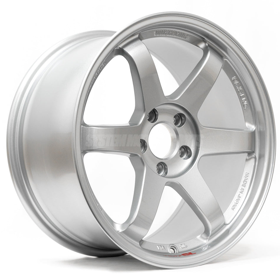 Volk Racing TE37SL 19X10.5+35 5-112 Diamond Silver Wheel