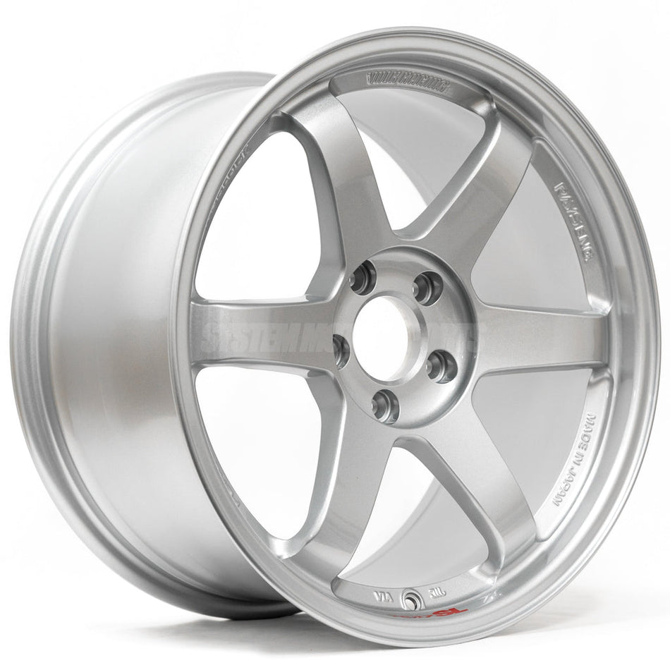 Volk Racing TE37SL 19X10.5+12 5-114.3 Diamond Silver Wheel