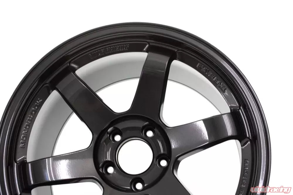 Volk Racing TE37SL 18X9.5+38 5-120 Diamond Black Wheel