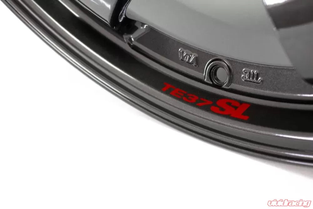 Volk Racing TE37SL 18X9.5+40 5-114.3 Diamond Black Wheel