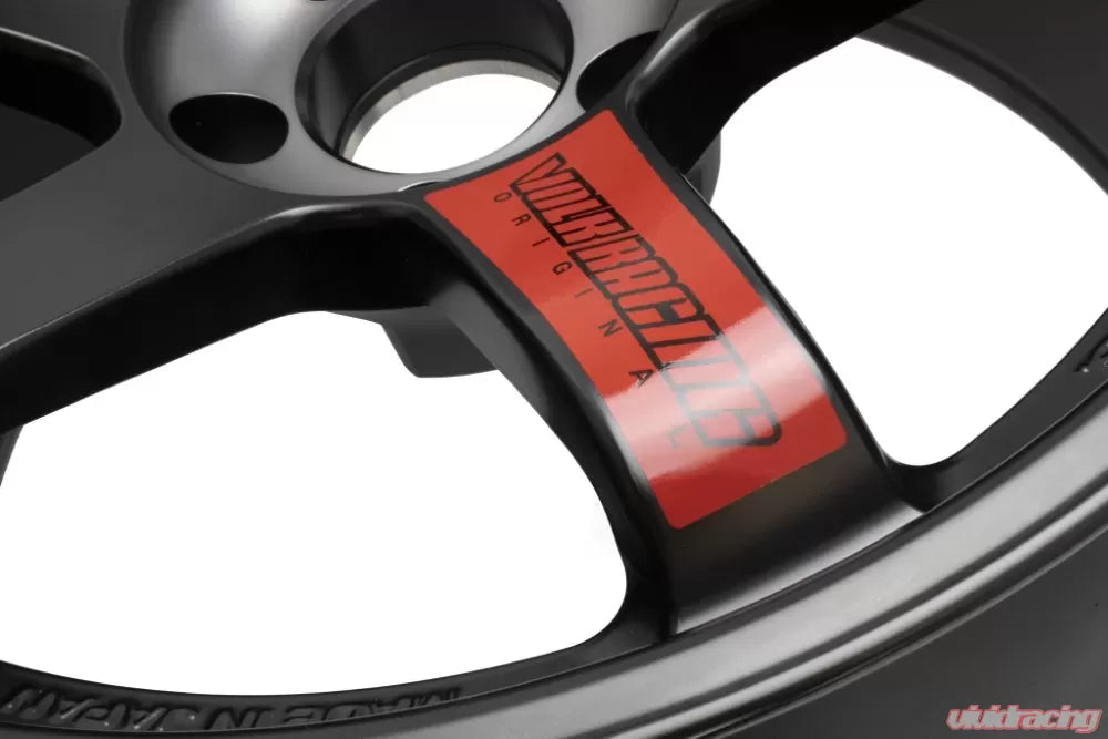 Volk Racing TE37 SL Black Edition III 18X10.5+14 5-114.3 Pressed Black/Rim REDOT Wheel