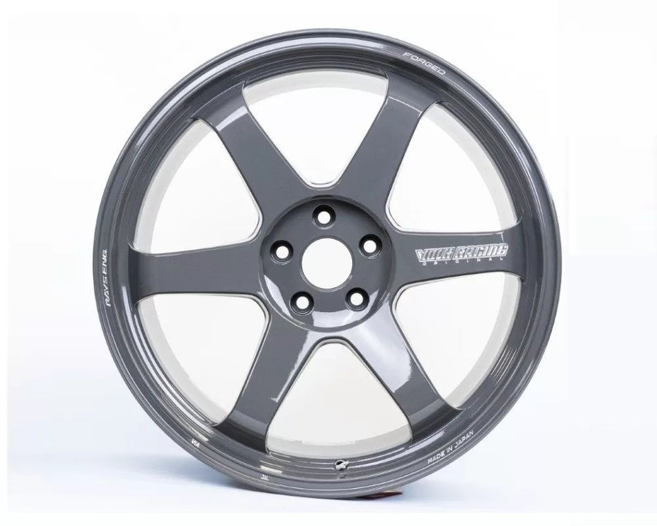 Volk Racing TE37 Ultra M-Spec 20X12.0+20 5-114.3 Glossy Gray Wheel