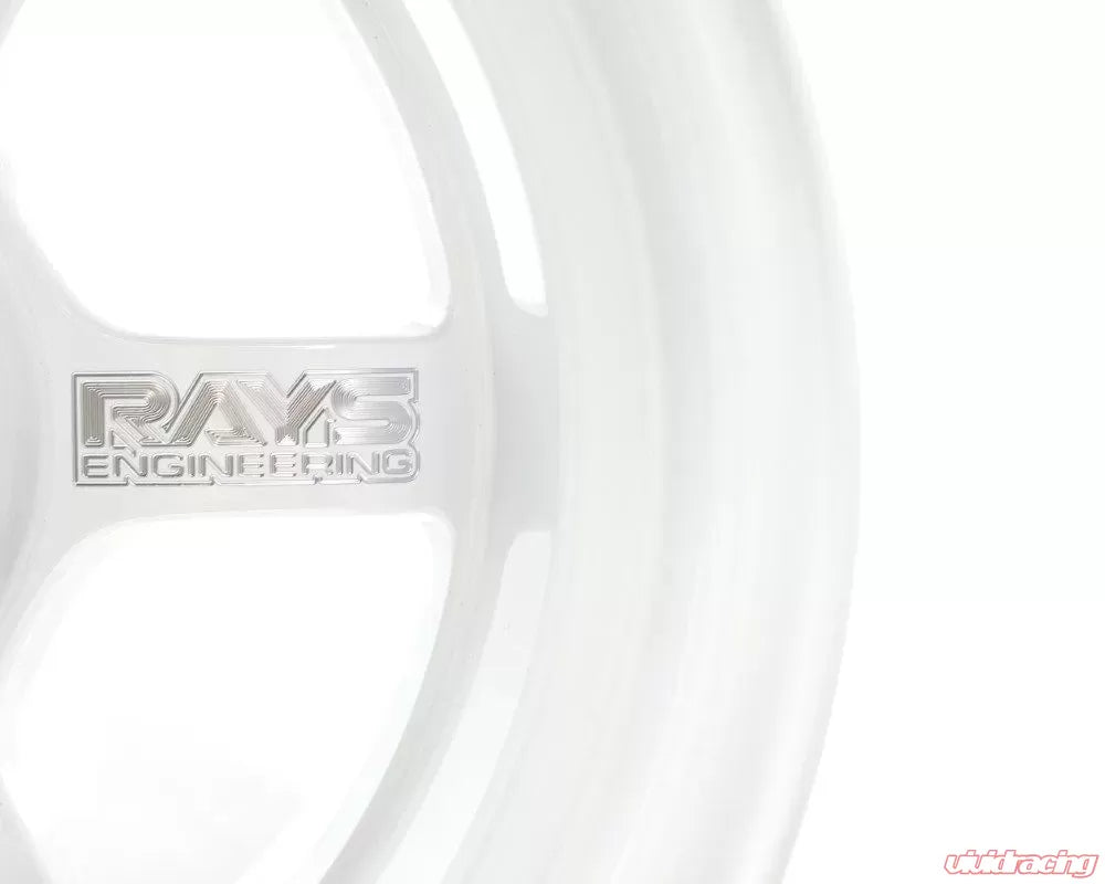 Volk Racing TE37V 10th Anniversary Edition 17X7.5+30 5-114.3 Dash White Wheel