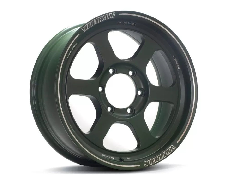 Volk Racing TE37XT M-Spec 17X8.0-20 6-139.7 Matte Dark Green Wheel