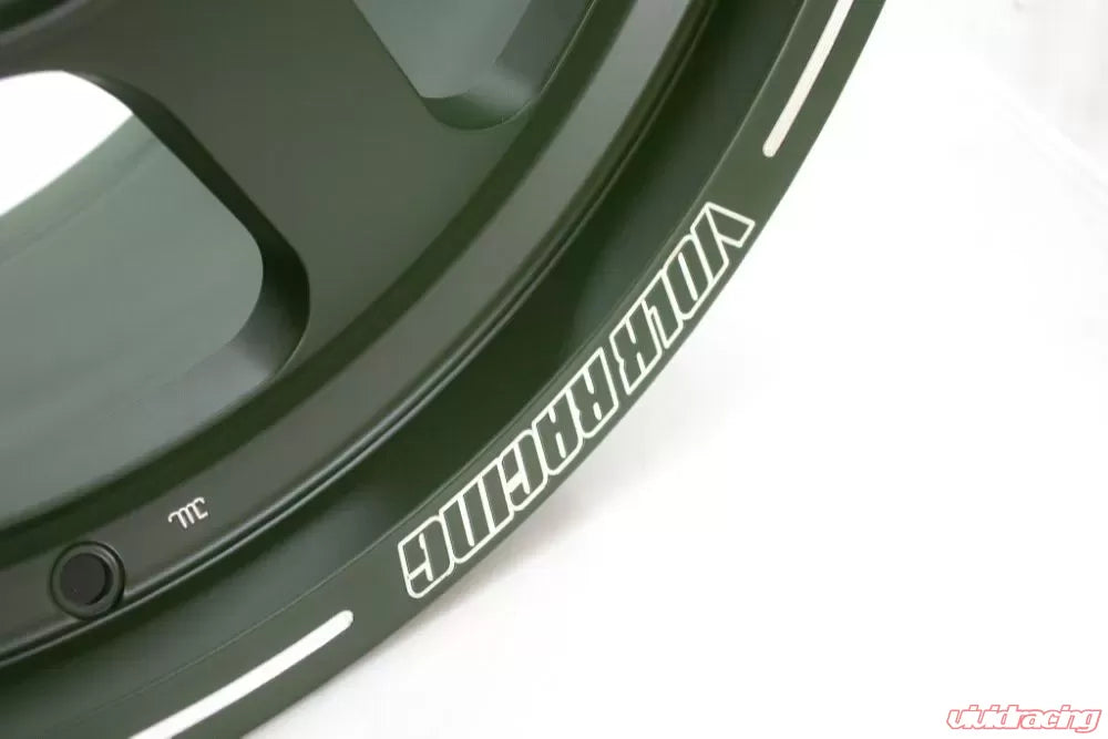 Volk Racing TE37XT M-Spec 17X8.5-10 6-139.7 Matte Dark Green Wheel