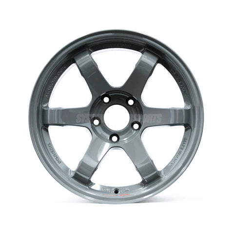 Volk Racing TE37SL 18X9.5+22 5-120 Glossy Gray Wheel