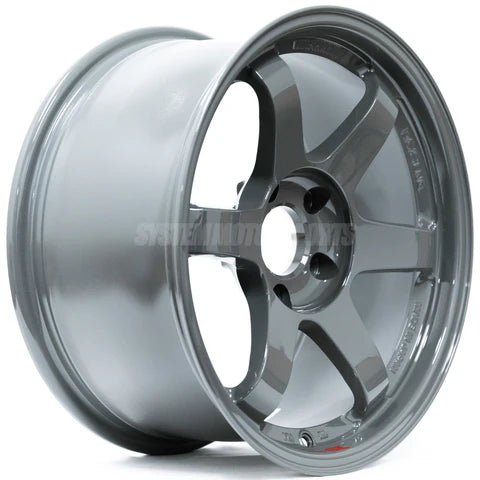 Volk Racing TE37SL 18X9.5+38 5-120 Glossy Gray Wheel