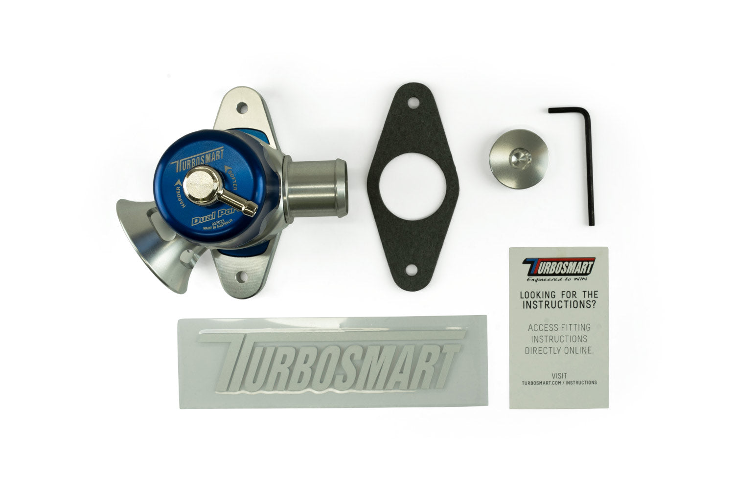 Turbosmart BOV Dual Port Maz/Sub-Blue - REWRK Collective