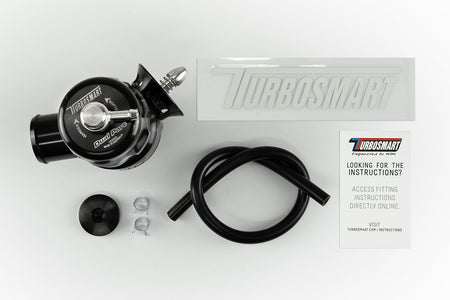 Turbosmart BOV Smart Port Dual Port Mitsubishi Evo 4 Through X - Black - REWRK Collective